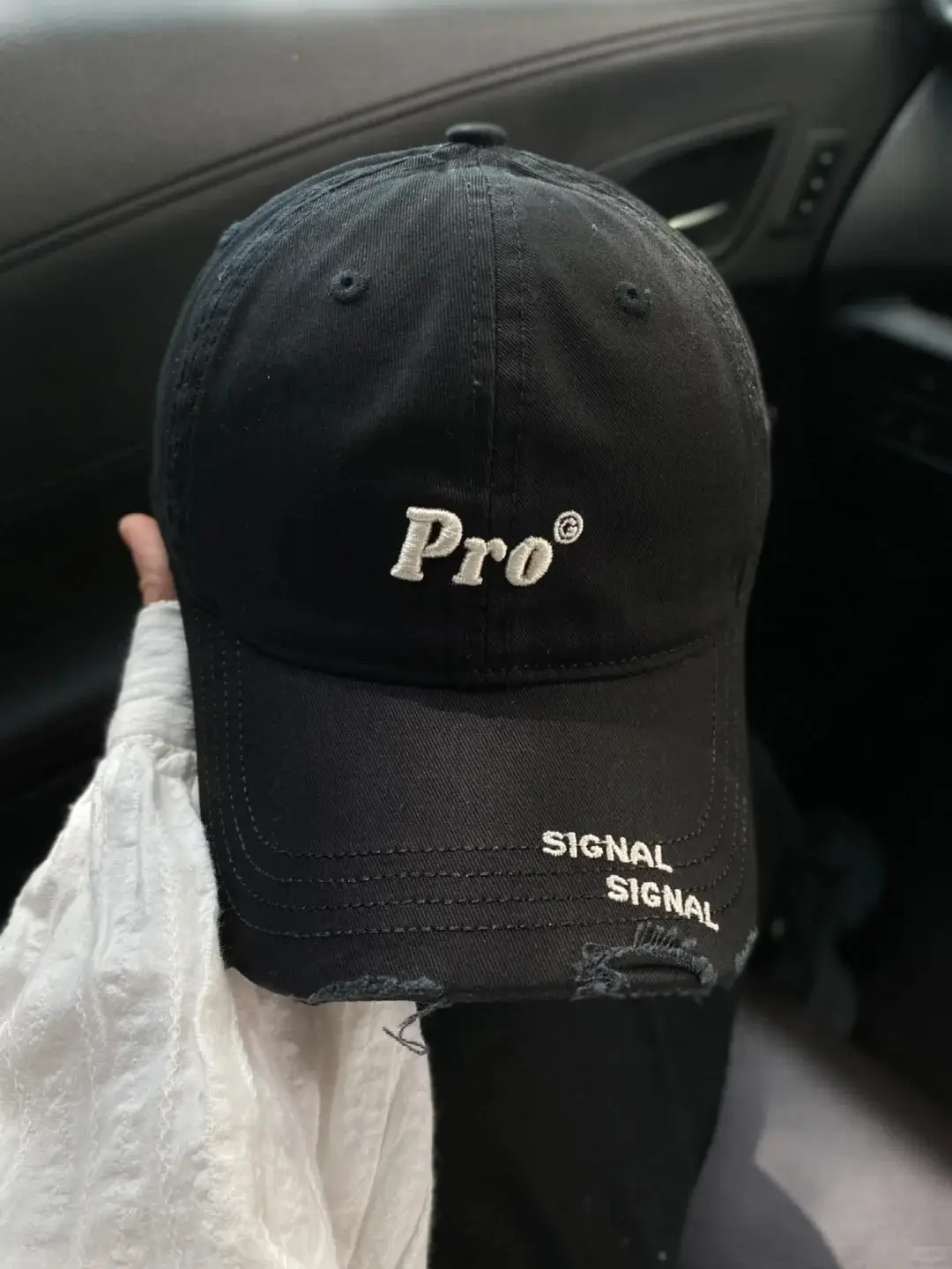 Purple Pro Letter Baseball Cap with Signal Brand