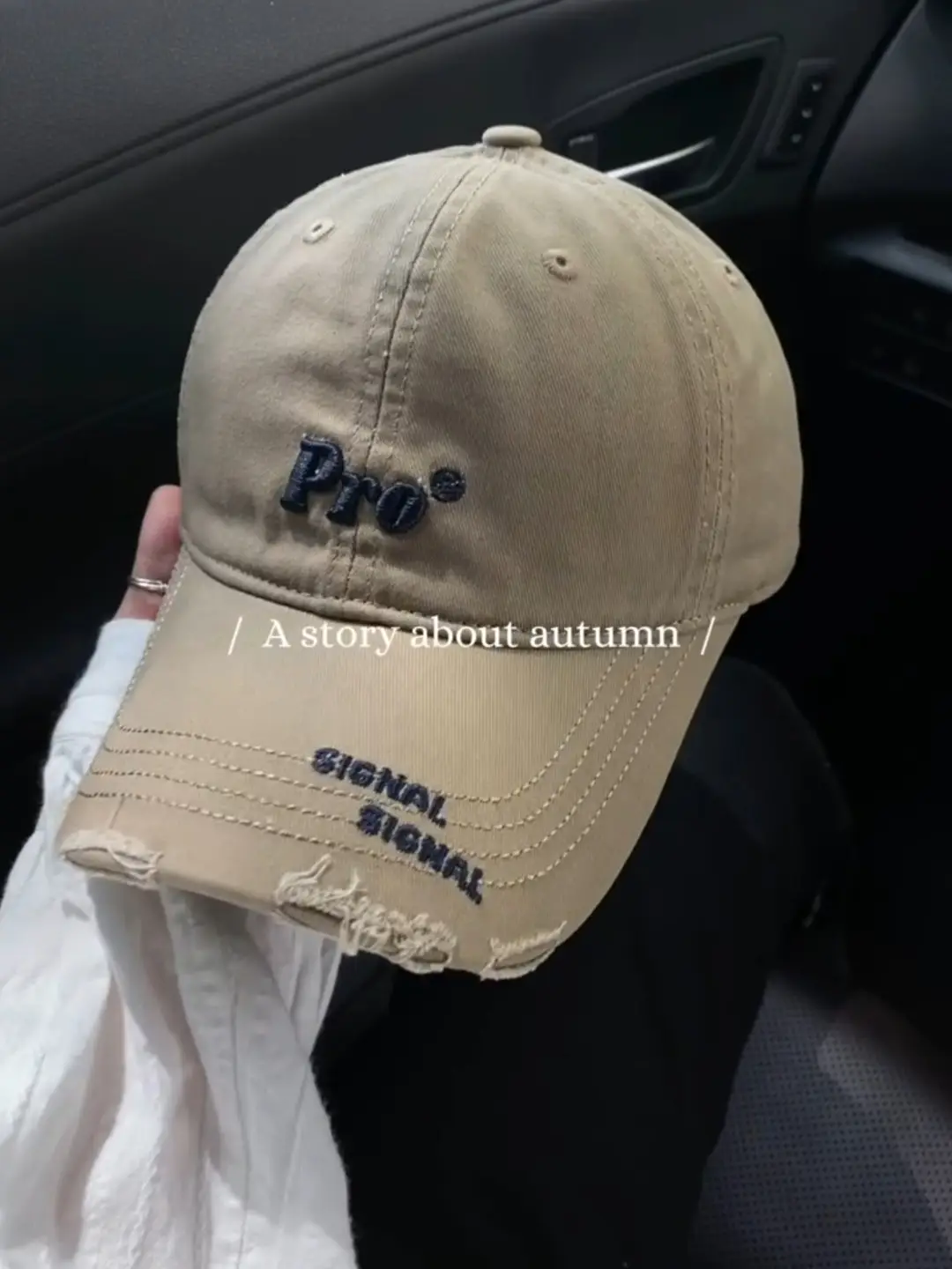 Purple Pro Letter Baseball Cap with Signal Brand