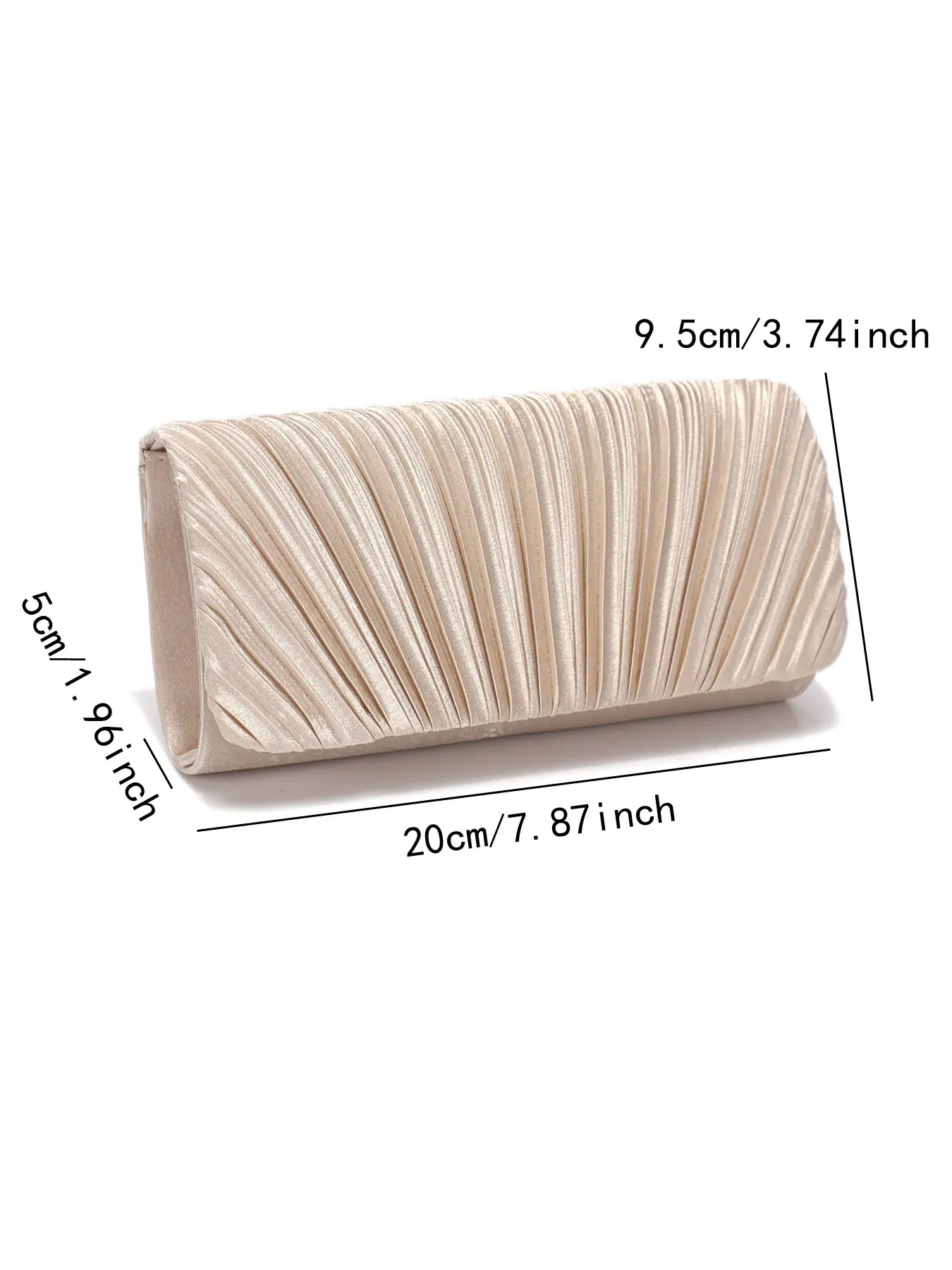 Light Luxury Pleated Silk Dinner Bag