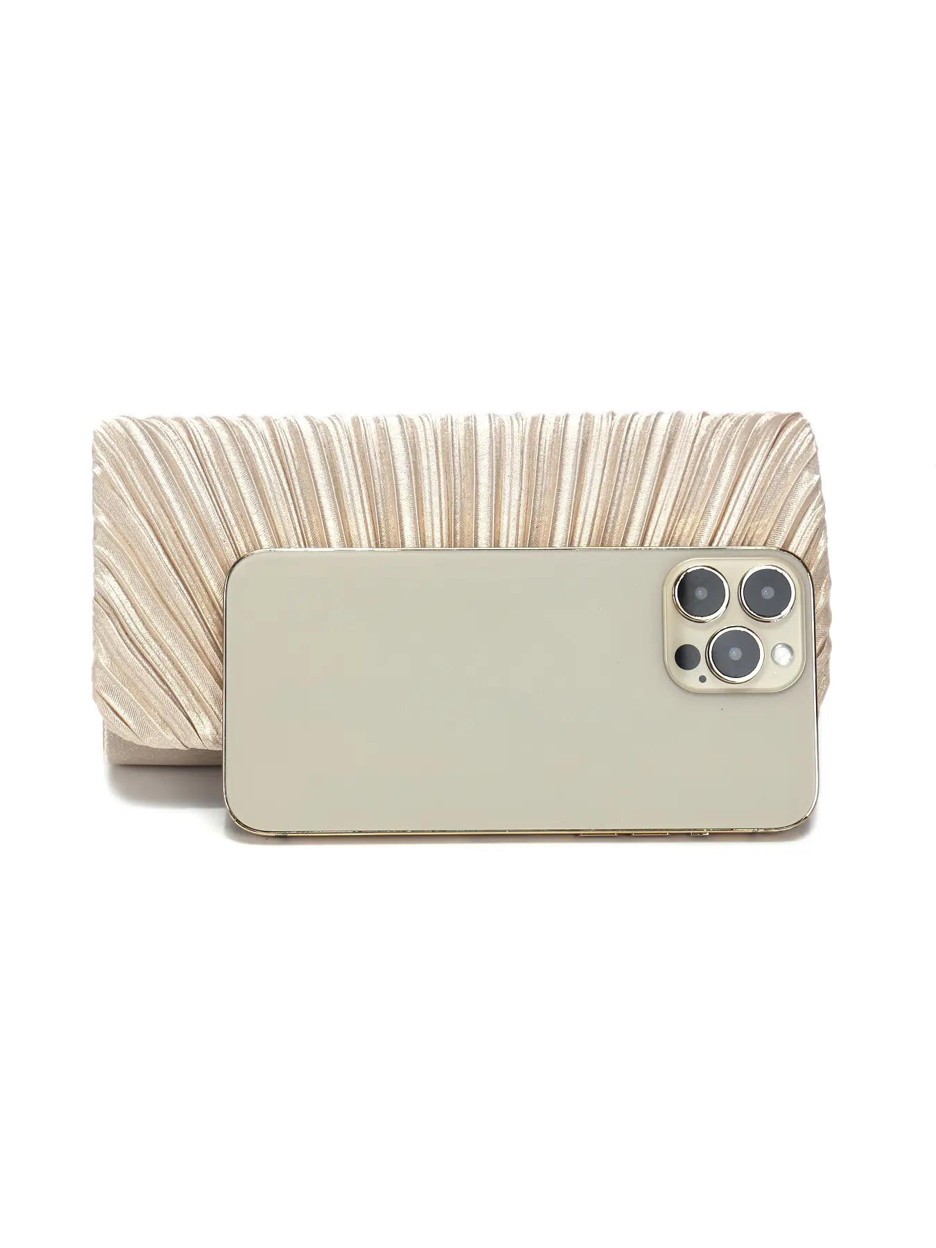 Light Luxury Pleated Silk Dinner Bag