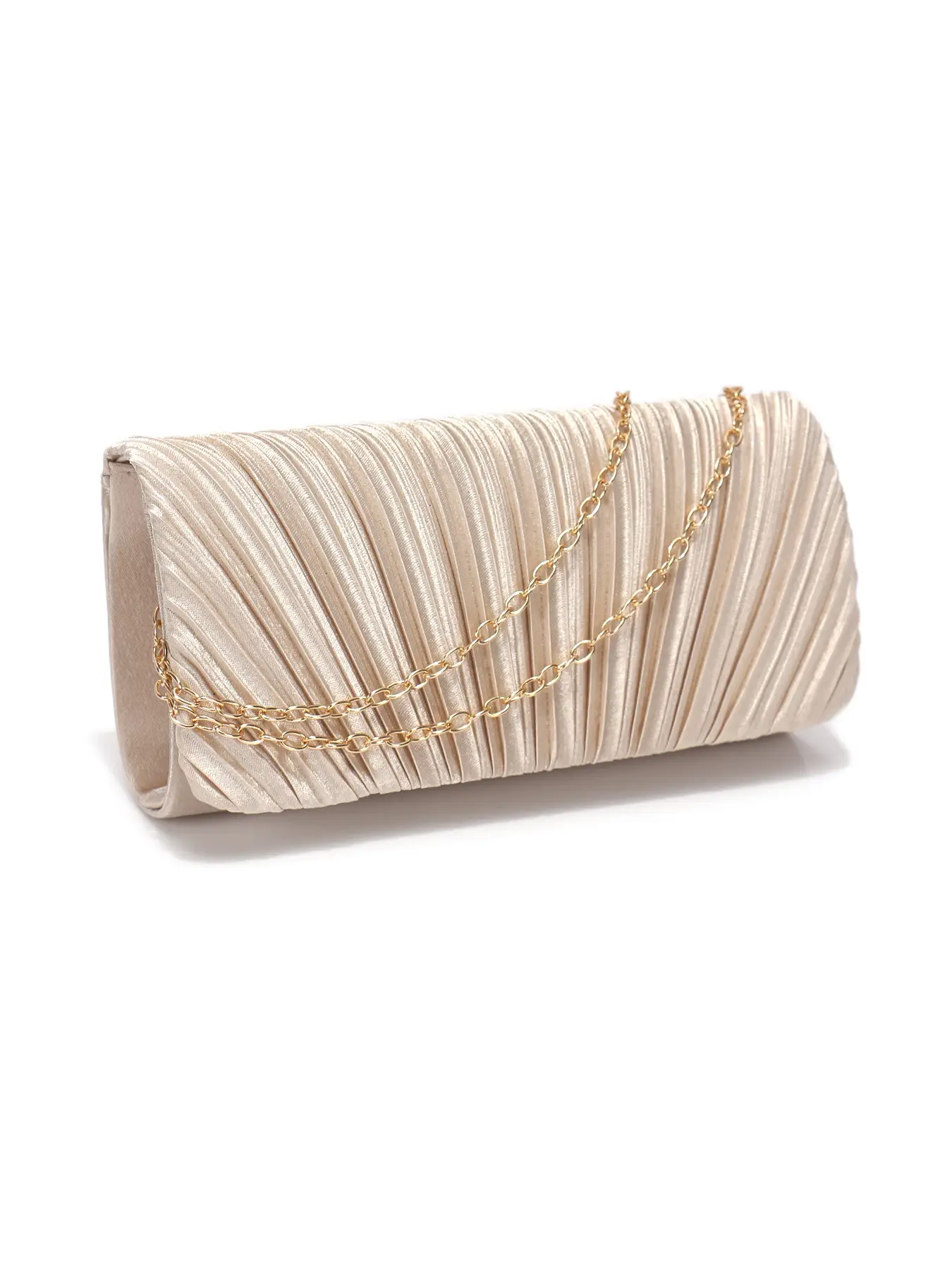 Light Luxury Pleated Silk Dinner Bag