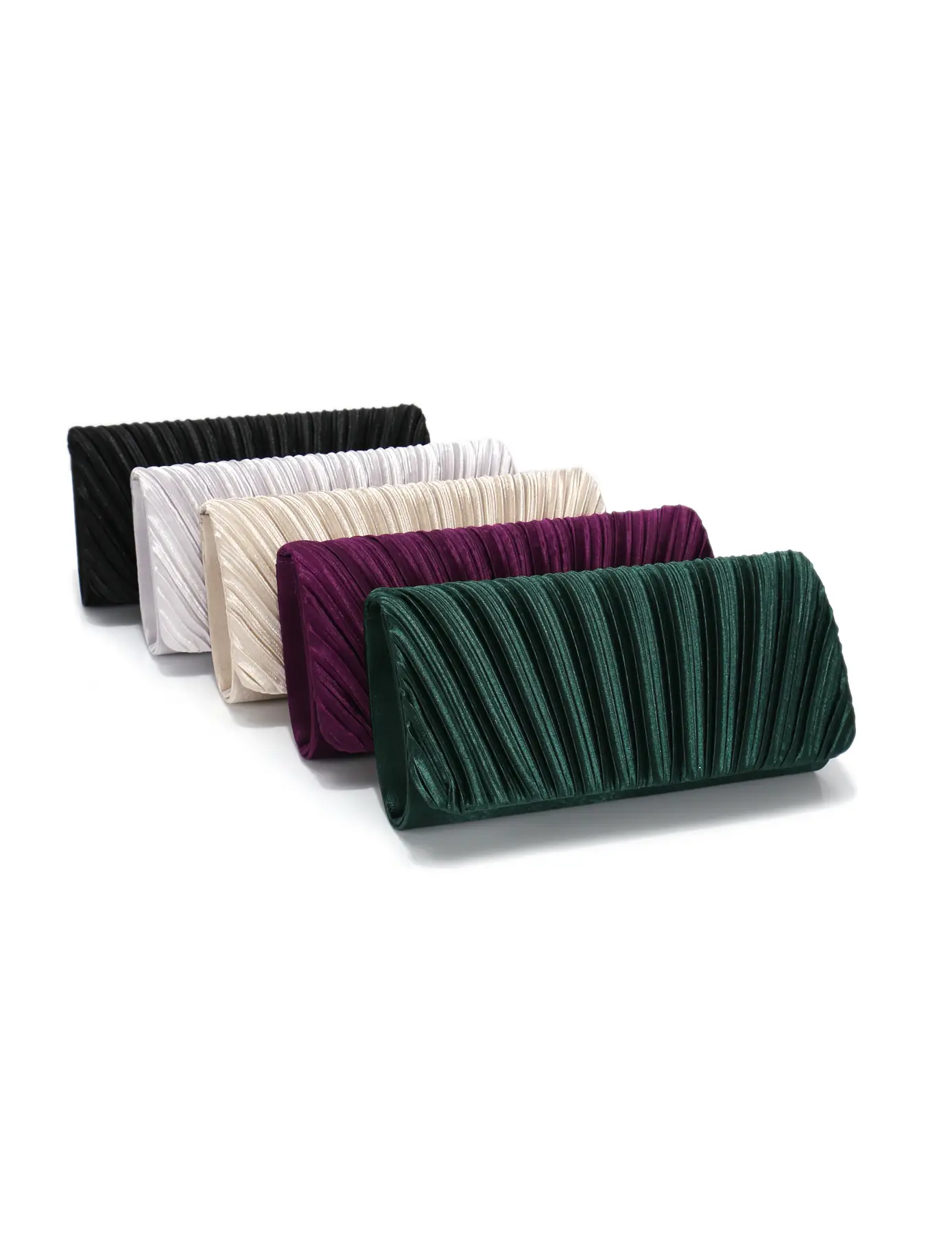 Light Luxury Pleated Silk Dinner Bag