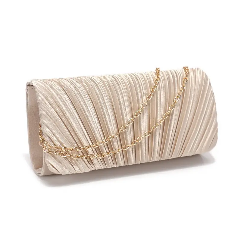 Light Luxury Pleated Silk Dinner Bag — feature 18