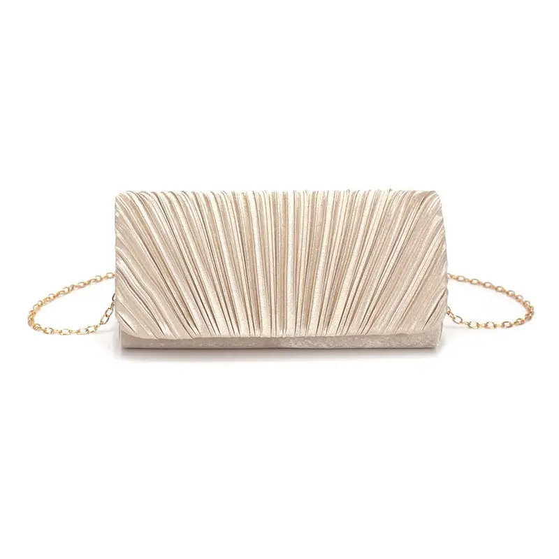 Light Luxury Pleated Silk Dinner Bag — feature 19