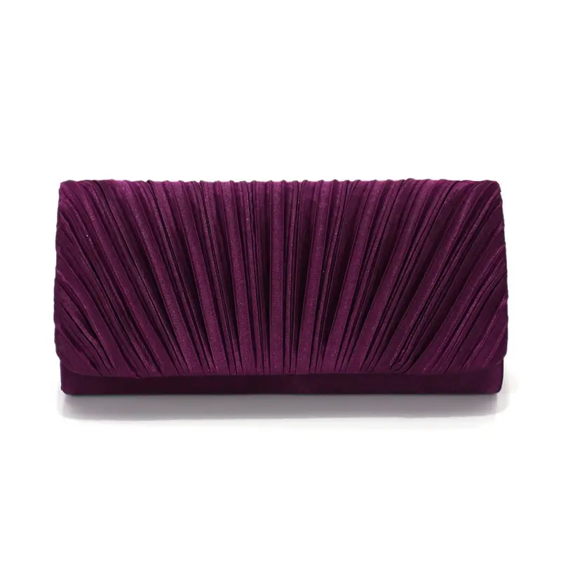Light Luxury Pleated Silk Dinner Bag