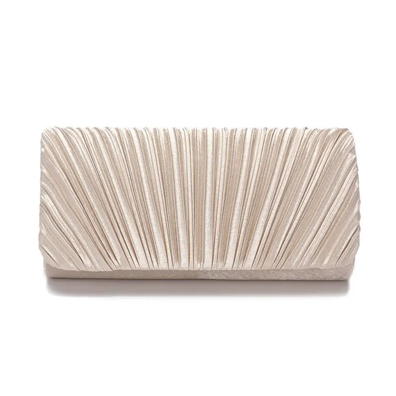 Light Luxury Pleated Silk Dinner Bag