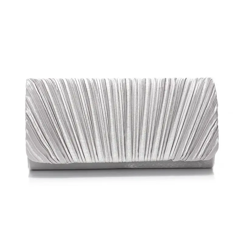 Light Luxury Pleated Silk Dinner Bag