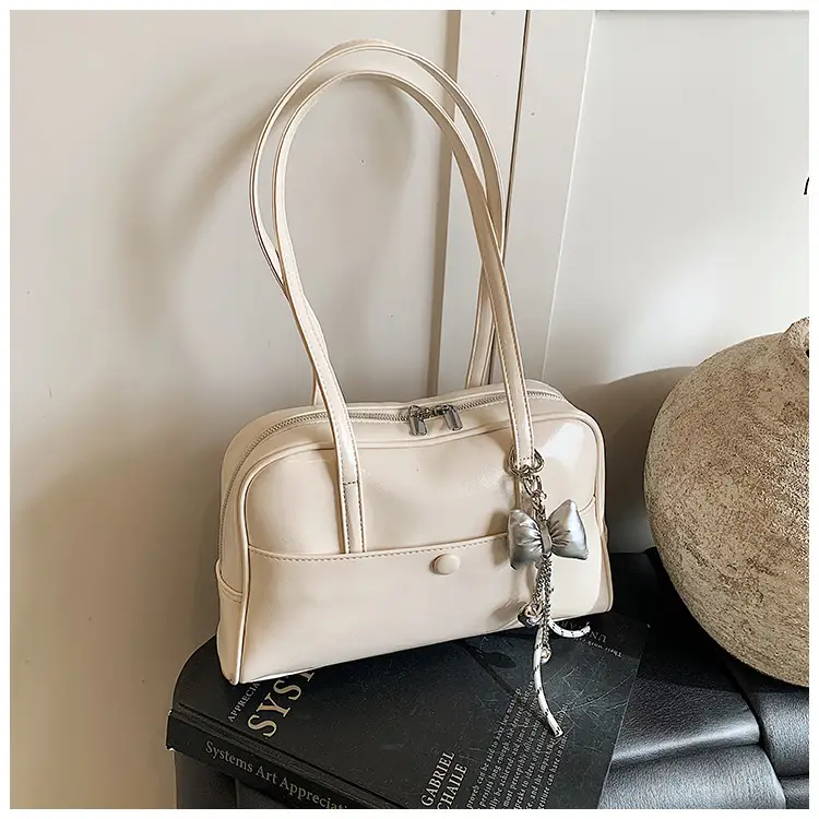 Pink Korean Style Shoulder Bag with Chain Strap — feature 34