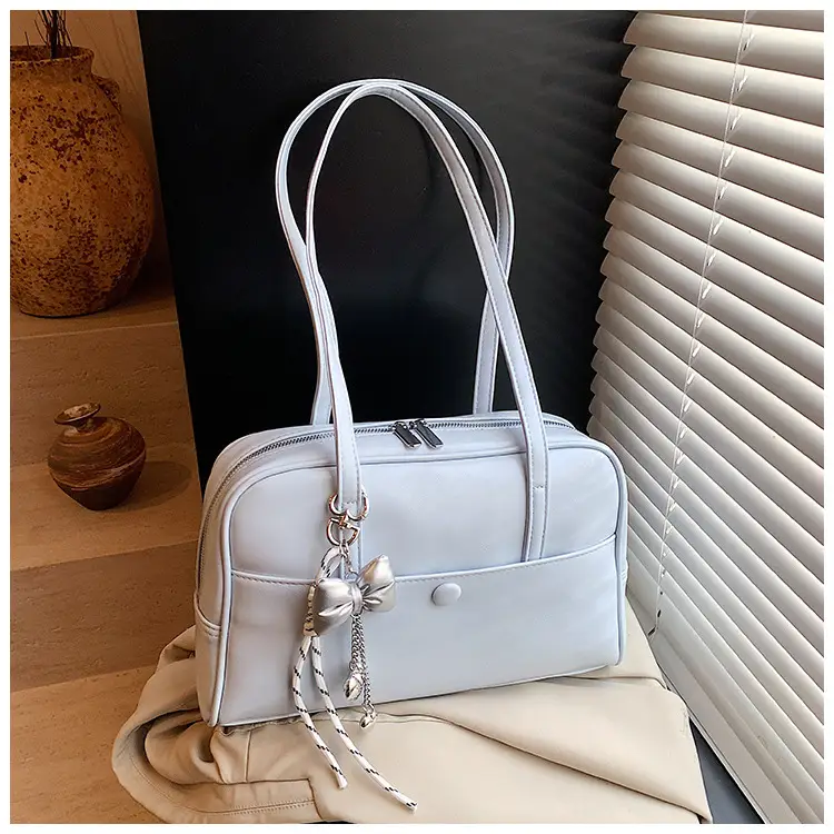 Pink Korean Style Shoulder Bag with Chain Strap — feature 37