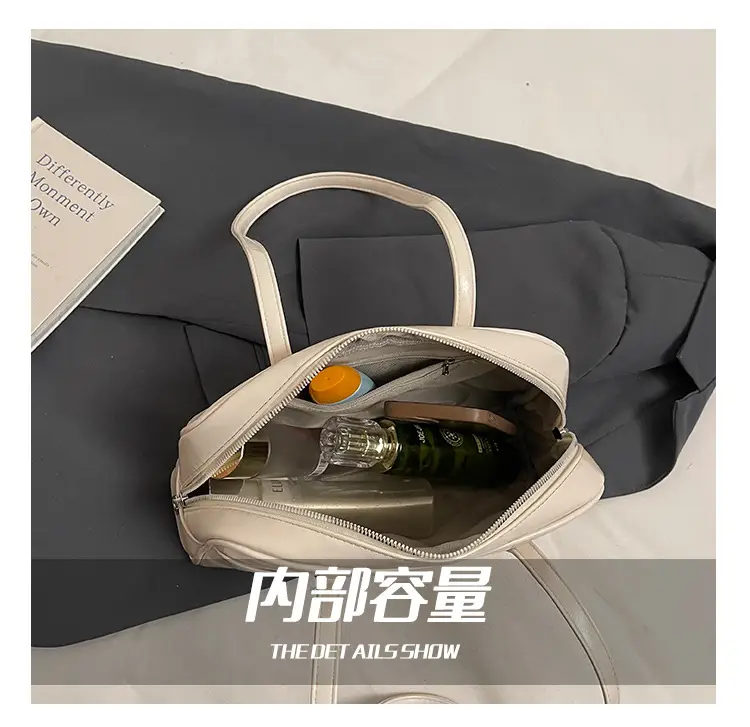Pink Korean Style Shoulder Bag with Chain Strap — feature 6