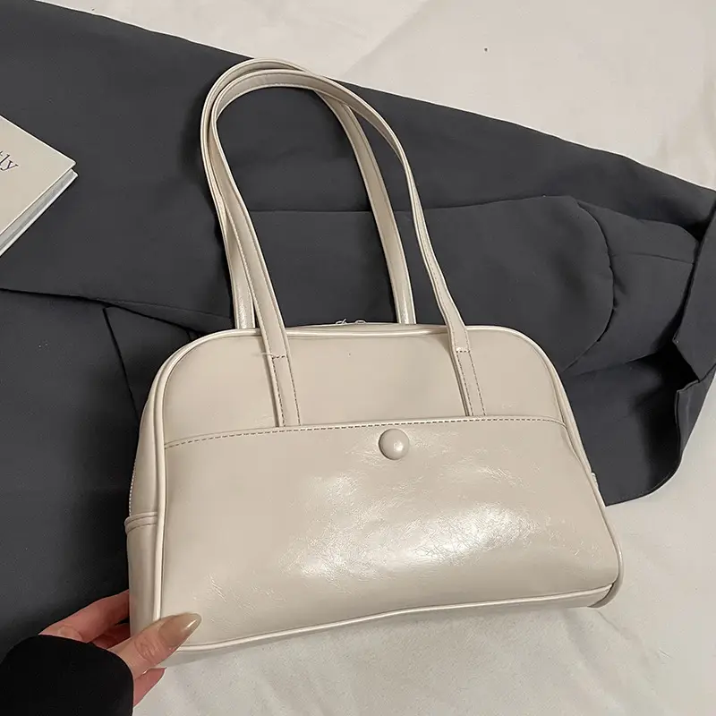 Pink Korean Style Shoulder Bag with Chain Strap