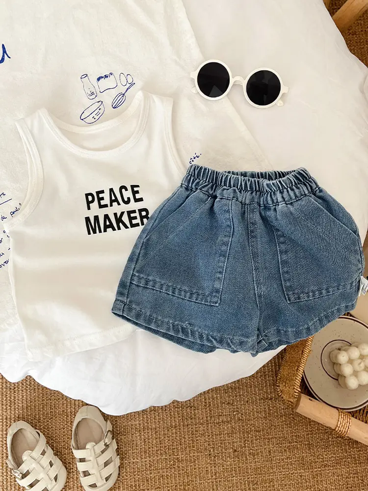 Peace Maker Cotton Vest for Boys Summer - Image 4