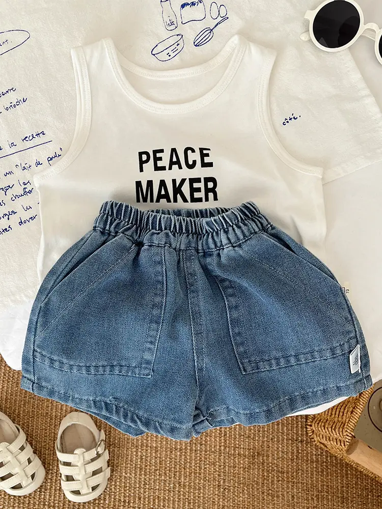 Peace Maker Cotton Vest for Boys Summer - Image 5