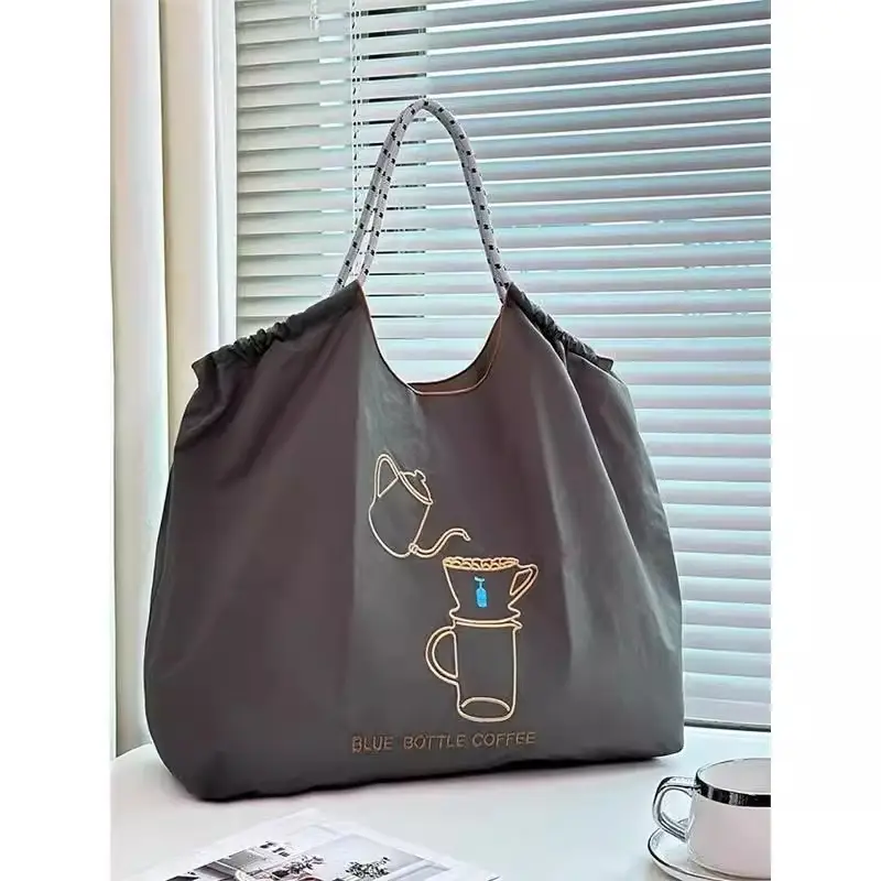 Japanese New Ball Chain Embroidered Nylon Bag - Image 10