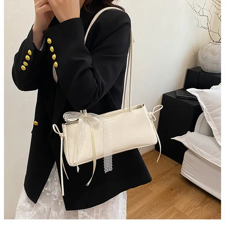 2025 White Silk Satchel Shoulder Bag for Women — feature 11