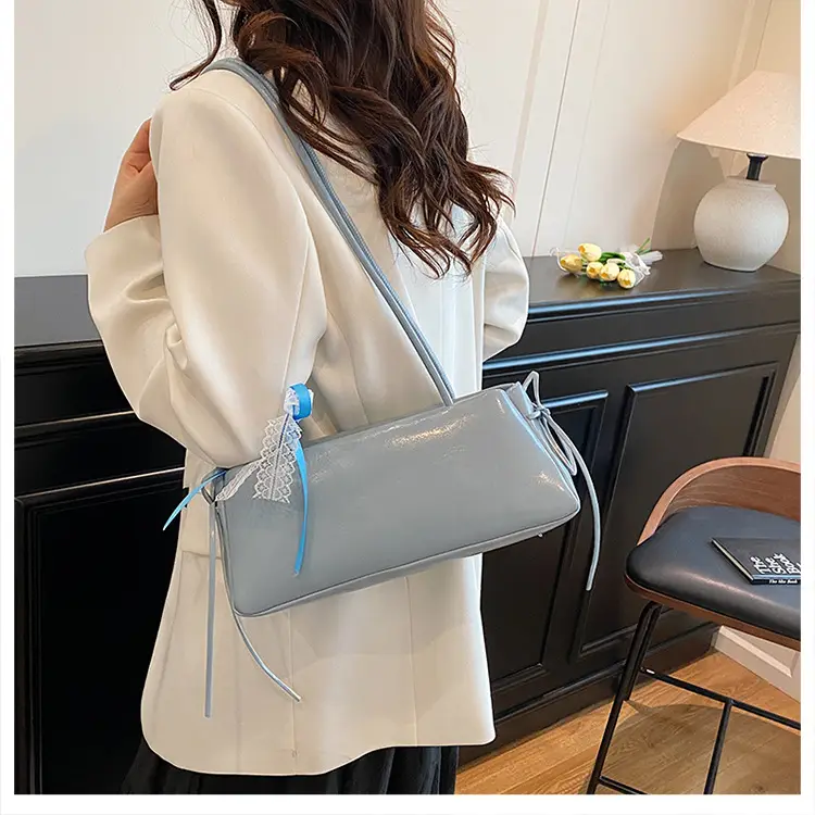2025 White Silk Satchel Shoulder Bag for Women — feature 13