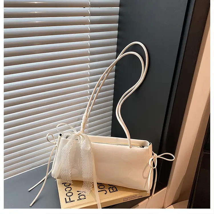 2025 White Silk Satchel Shoulder Bag for Women — feature 24