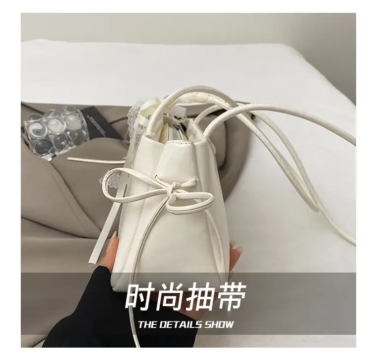 2025 White Silk Satchel Shoulder Bag for Women — feature 5