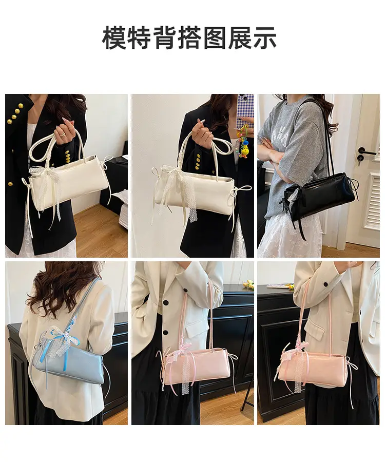 2025 White Silk Satchel Shoulder Bag for Women — feature 8
