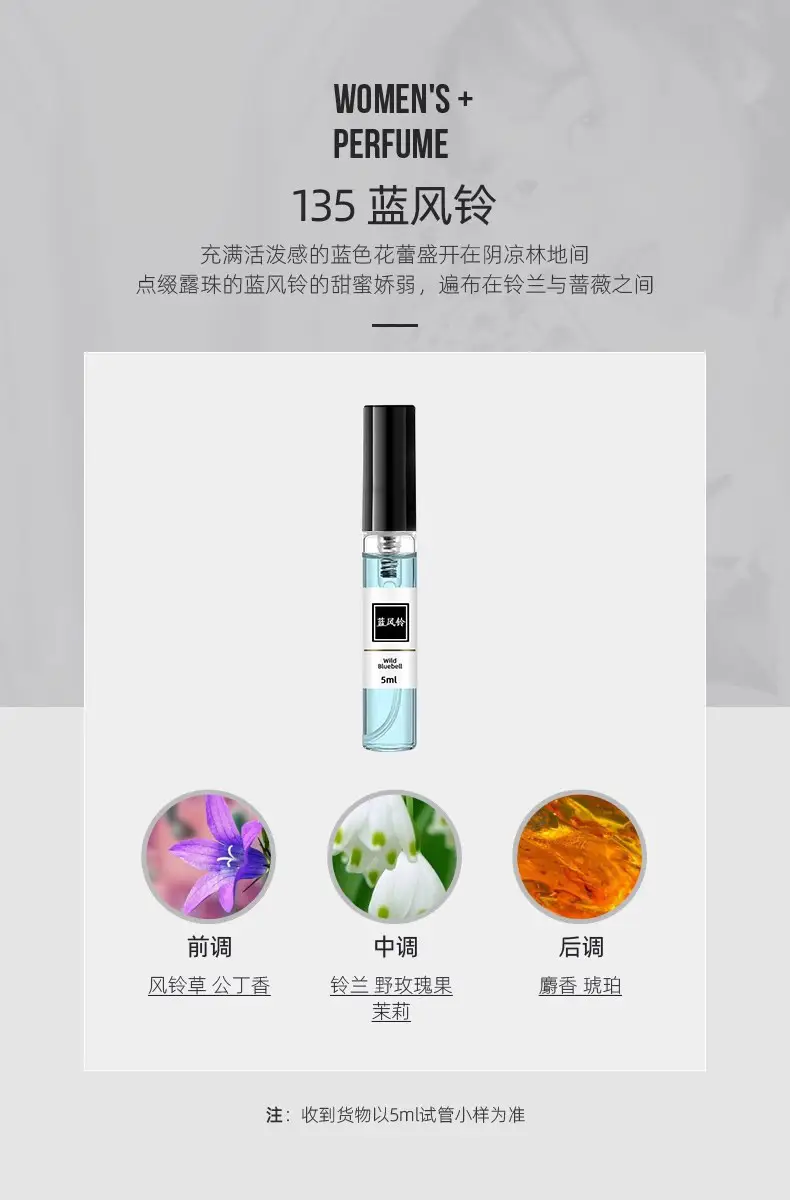 Q version of ladies perfume black crow earth no man's land rose darjeeling men and women lasting fragrance portable trial pack 5ml — feature 15