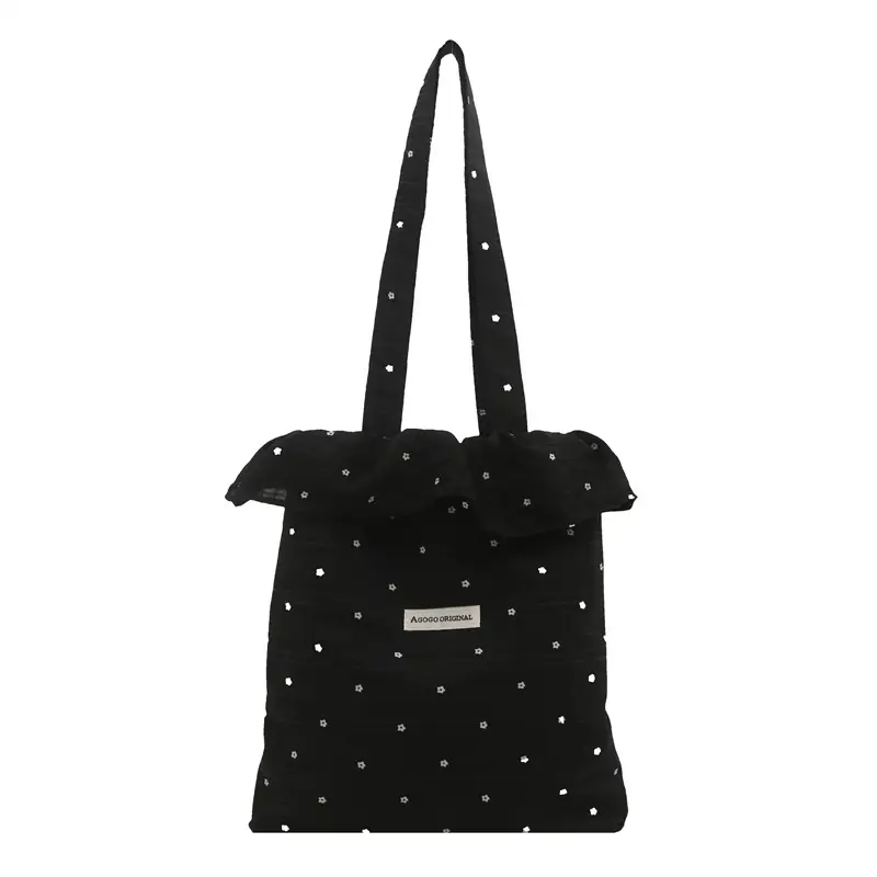 2025 New Korean Style Canvas Bucket Bag Large Capacity Women - Image 8