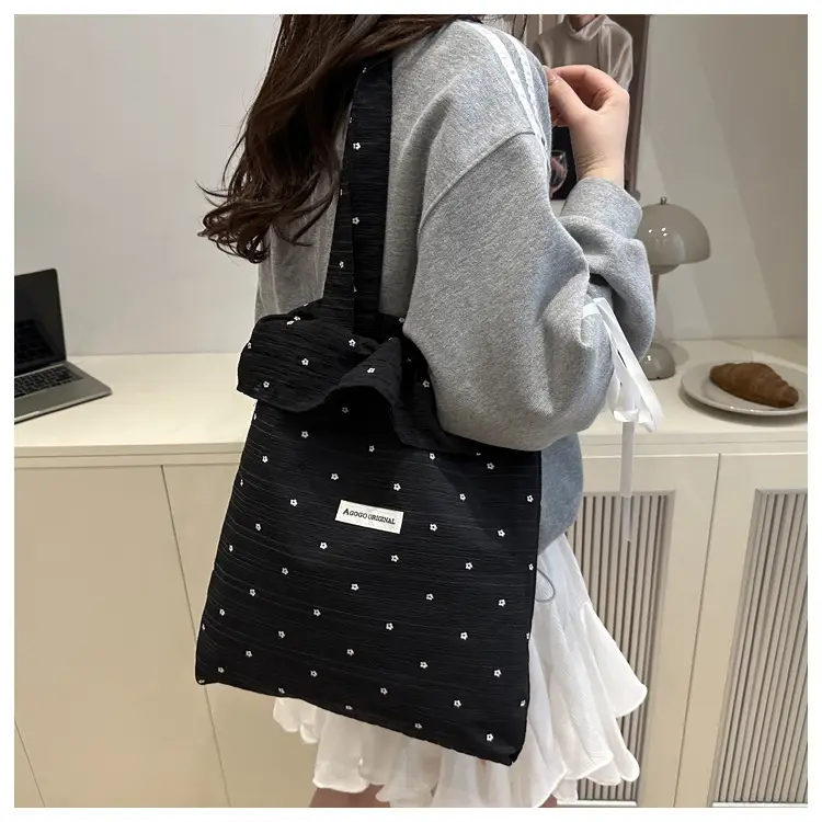 2025 New Korean Style Canvas Bucket Bag Large Capacity Women — feature 18