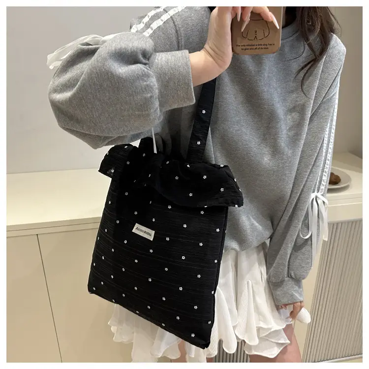 2025 New Korean Style Canvas Bucket Bag Large Capacity Women — feature 19