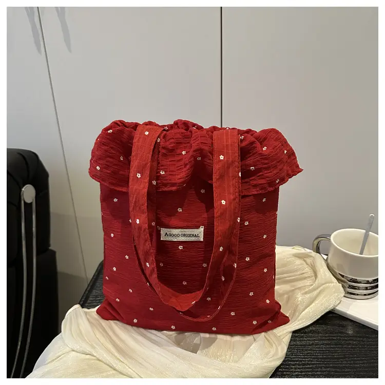 2025 New Korean Style Canvas Bucket Bag Large Capacity Women — feature 22