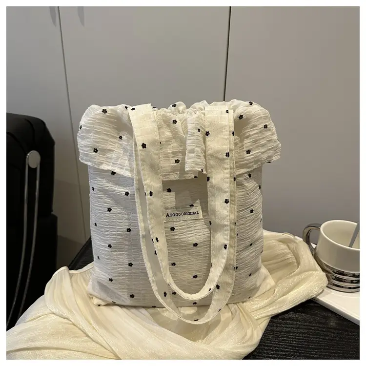 2025 New Korean Style Canvas Bucket Bag Large Capacity Women — feature 23