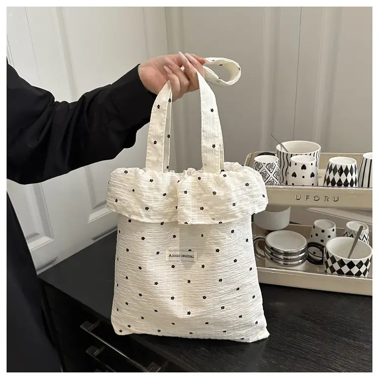 2025 New Korean Style Canvas Bucket Bag Large Capacity Women — feature 8