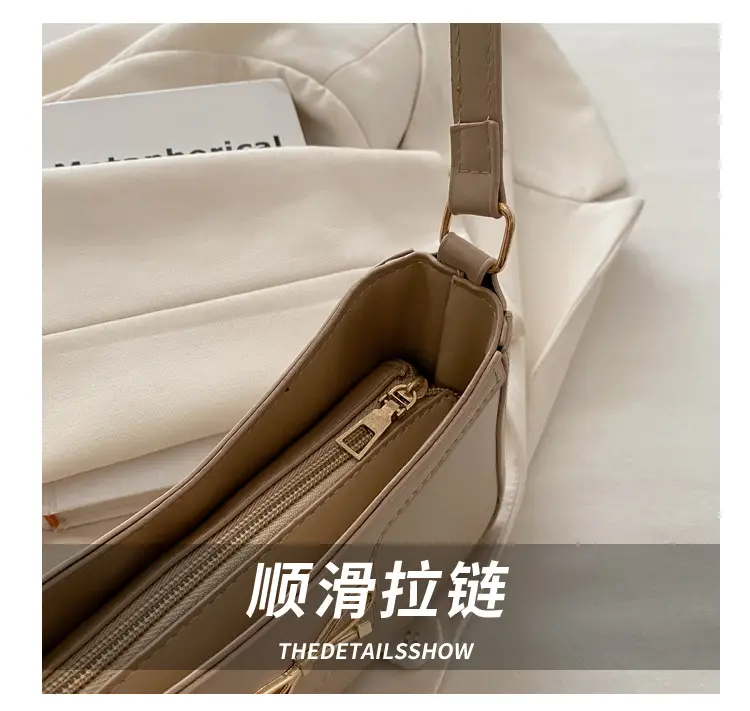 Women's Brown Leather Shoulder Bag with Bow Detail — feature 4