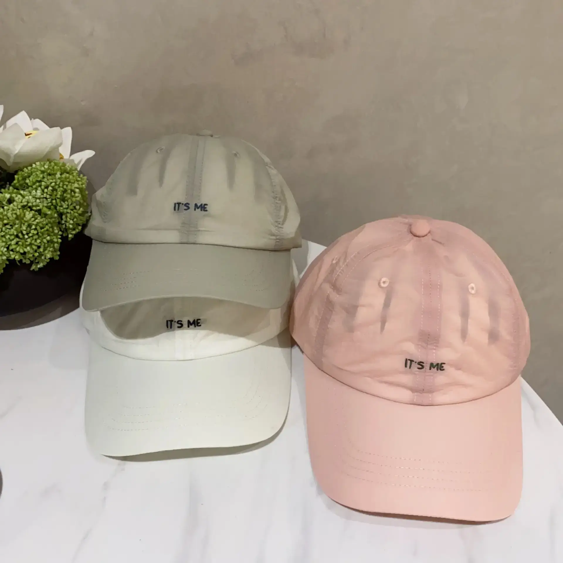 Light Pink Mesh Baseball Cap with "TSFK" Logo - Image 7