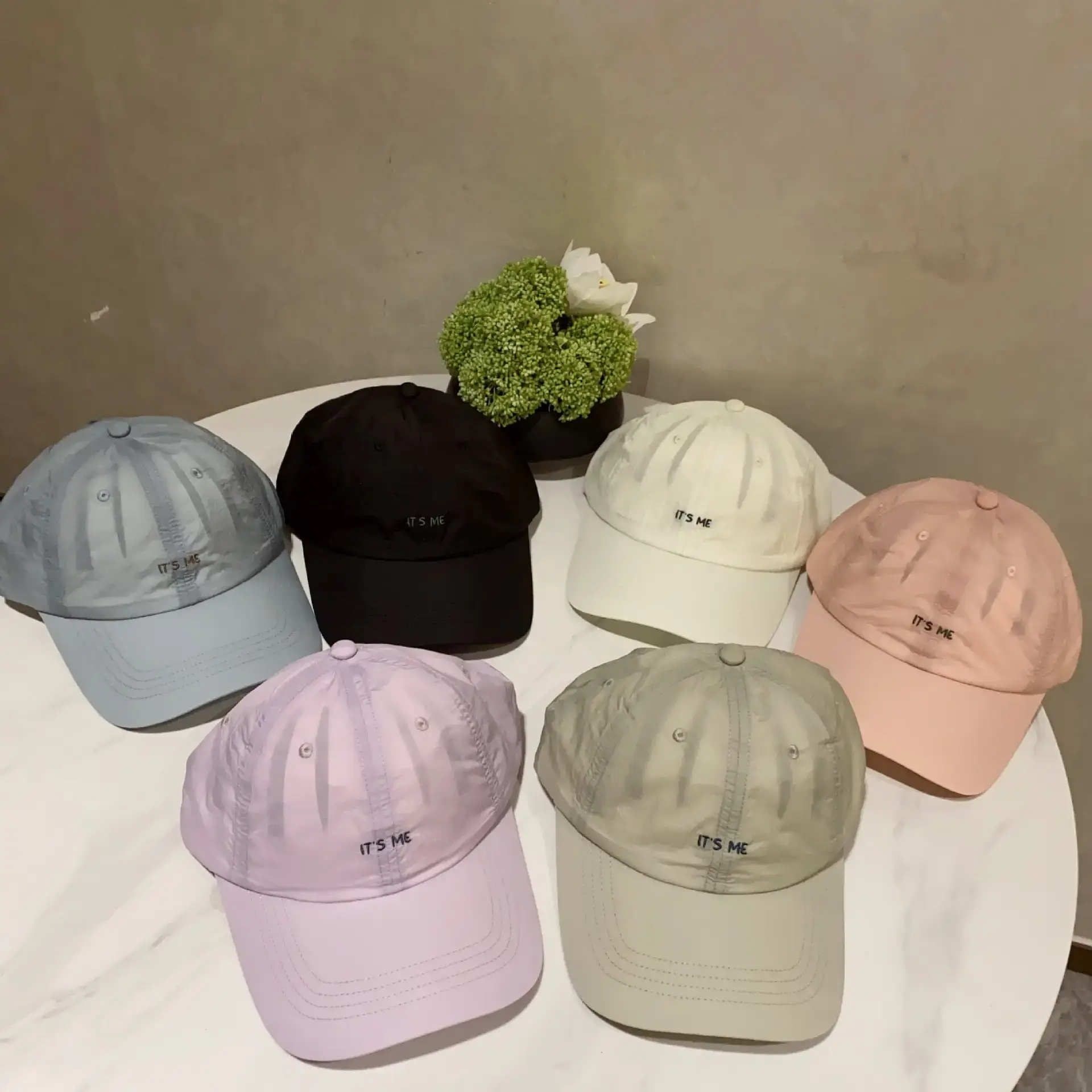 Light Pink Mesh Baseball Cap with "TSFK" Logo - Image 8