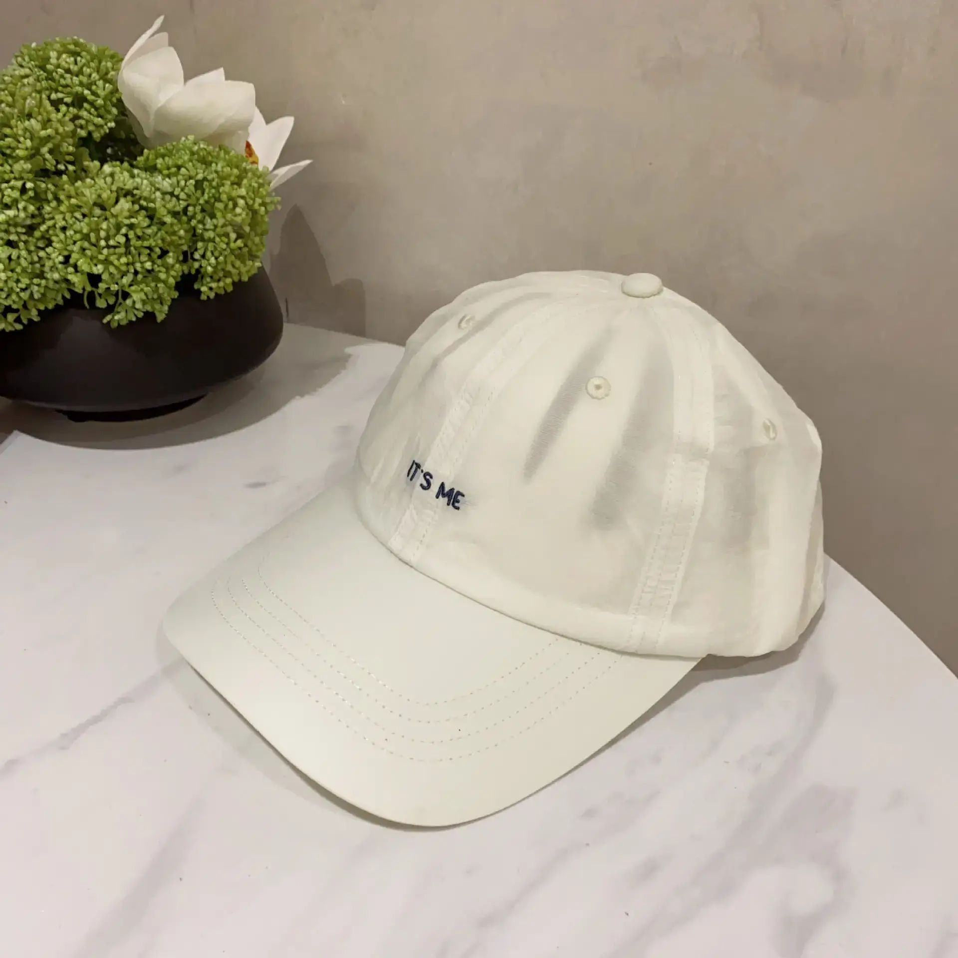 Light Pink Mesh Baseball Cap with "TSFK" Logo - Image 2