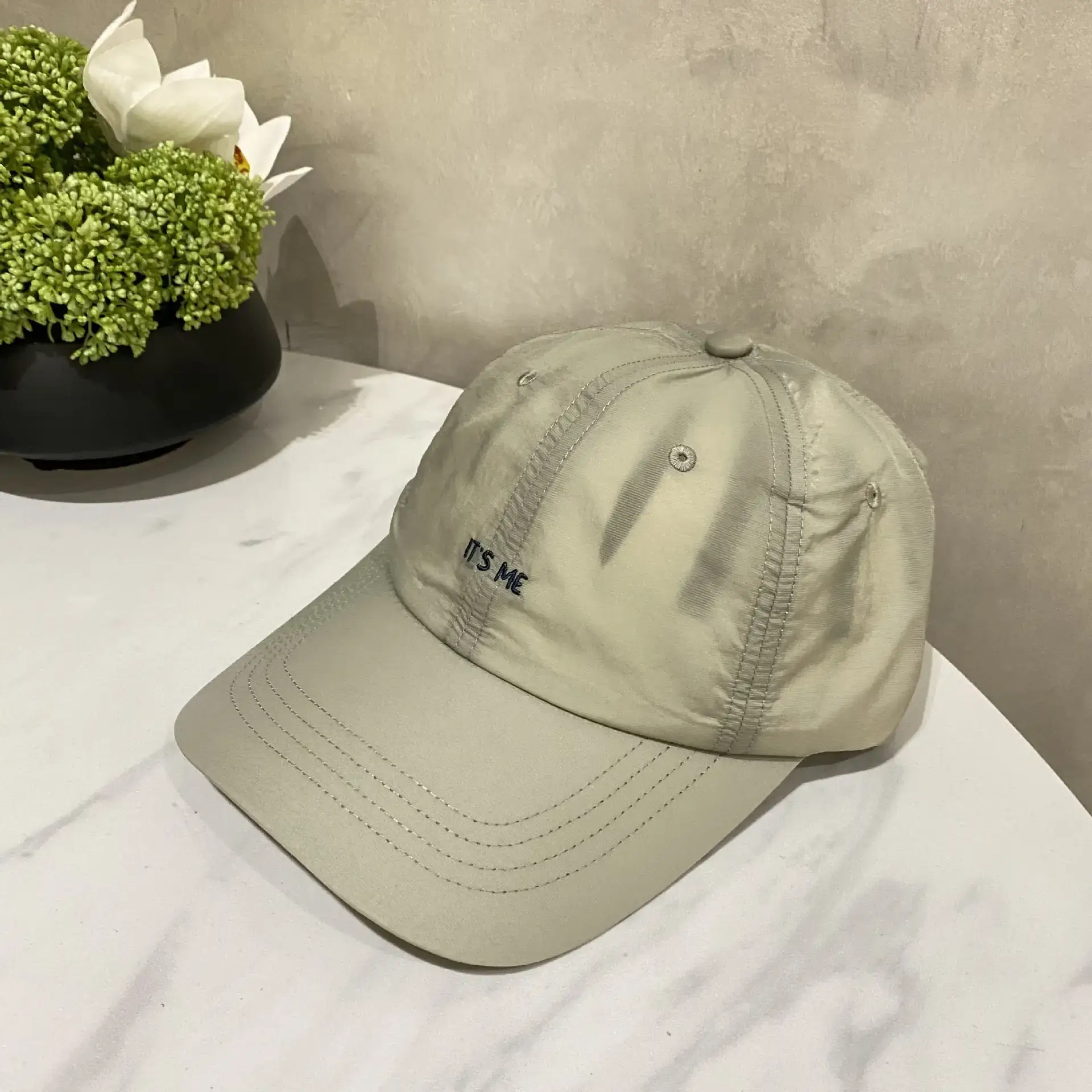 Light Pink Mesh Baseball Cap with "TSFK" Logo - Image 3