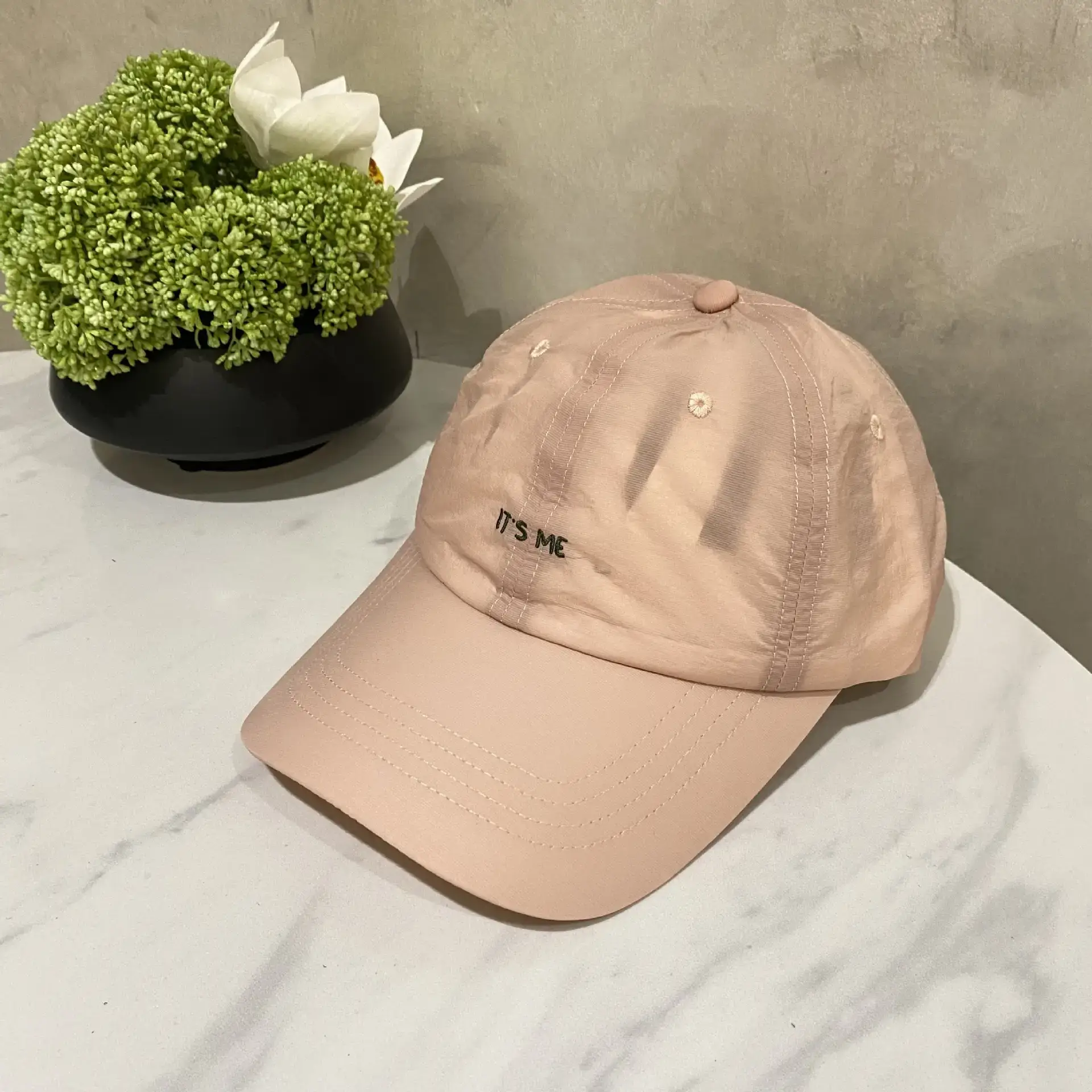 Light Pink Mesh Baseball Cap with "TSFK" Logo - Image 4