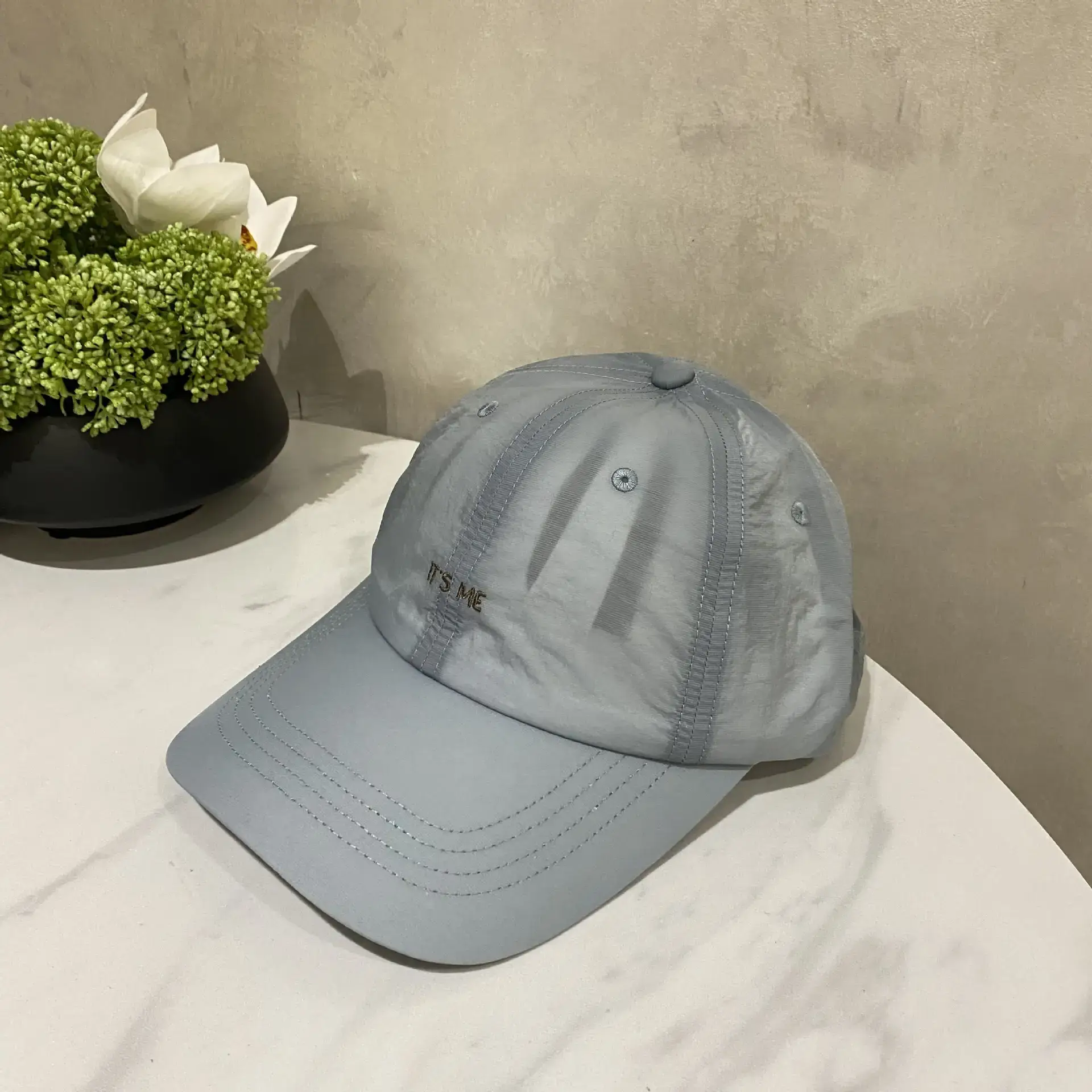 Light Pink Mesh Baseball Cap with "TSFK" Logo - Image 6