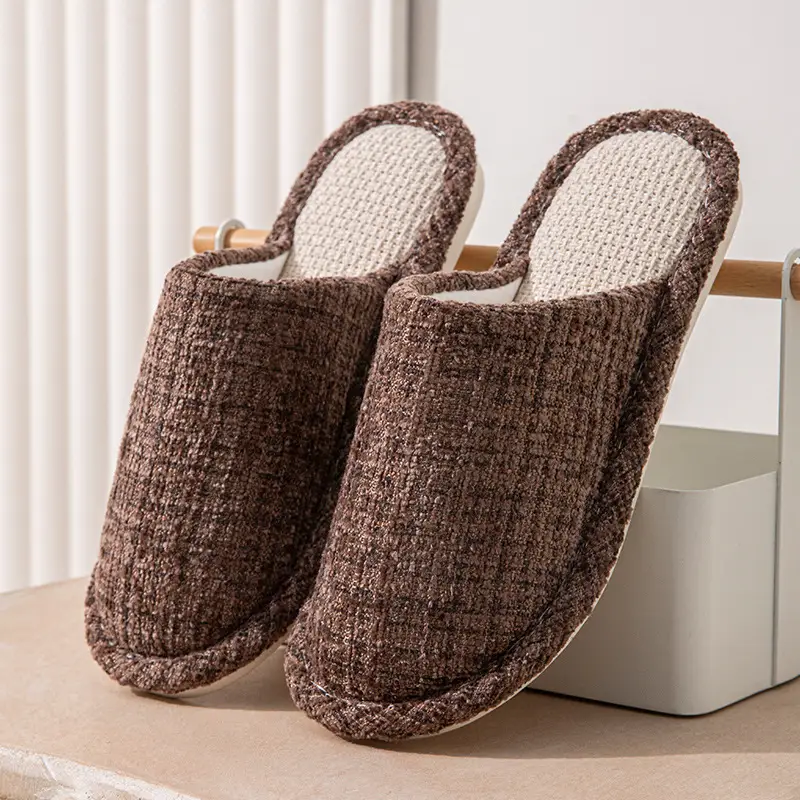 Cute Cartoon Women's Cotton Slippers for Home Plush Warm Furry Slippers for Women Indoor Home Warmth