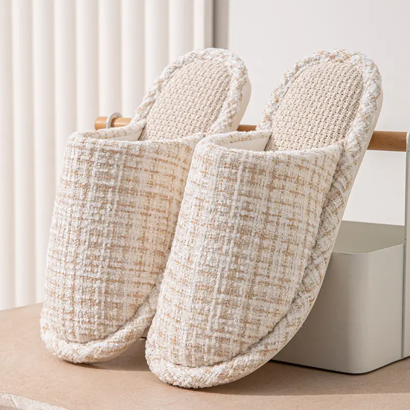 Cute Cartoon Women's Cotton Slippers for Home Plush Warm Furry Slippers for Women Indoor Home Warmth