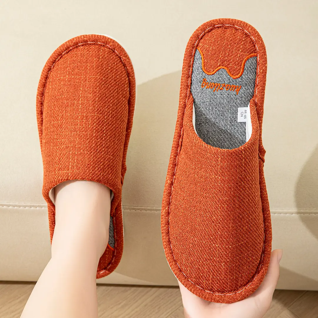 Cute Cartoon Women's Cotton Slippers for Home Plush Warm Furry Slippers for Women Indoor Home Warmth