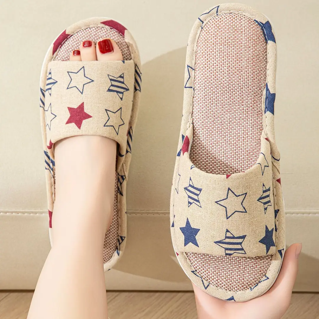 Cute Cartoon Women's Cotton Slippers for Home Plush Warm Furry Slippers for Women Indoor Home Warmth