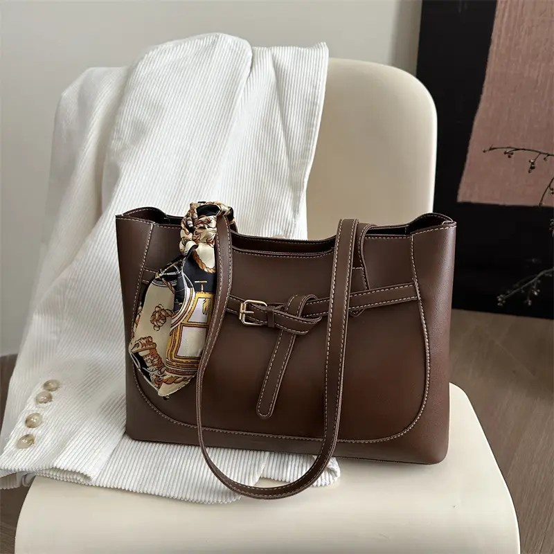 Women's Korean Style Beige Tote Bag 2025 Spring Summer - Image 6