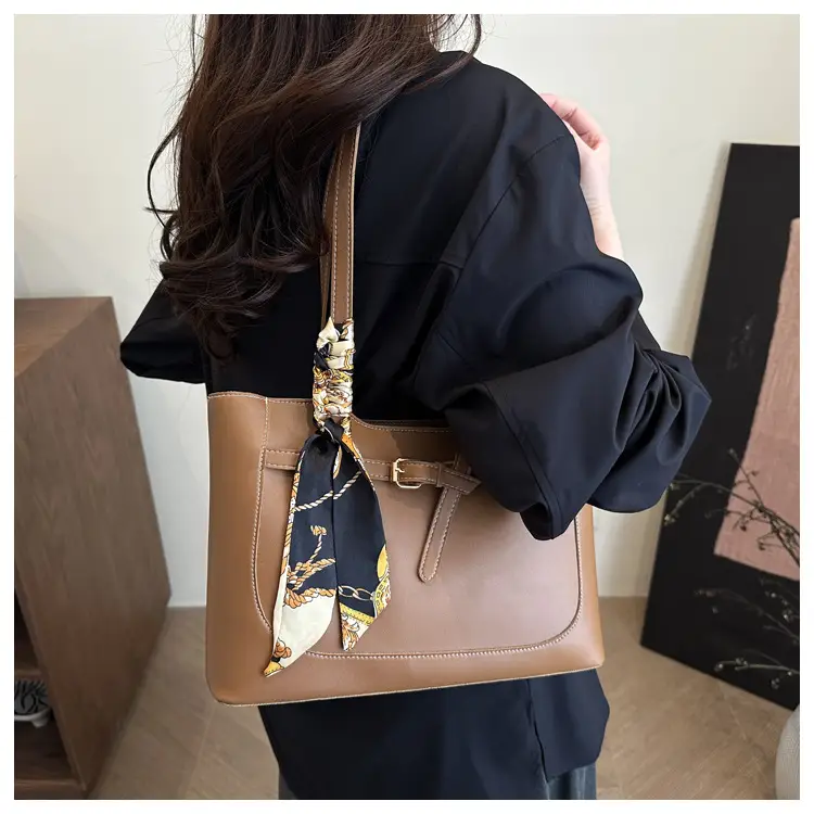 Women's Korean Style Beige Tote Bag 2025 Spring Summer — feature 11