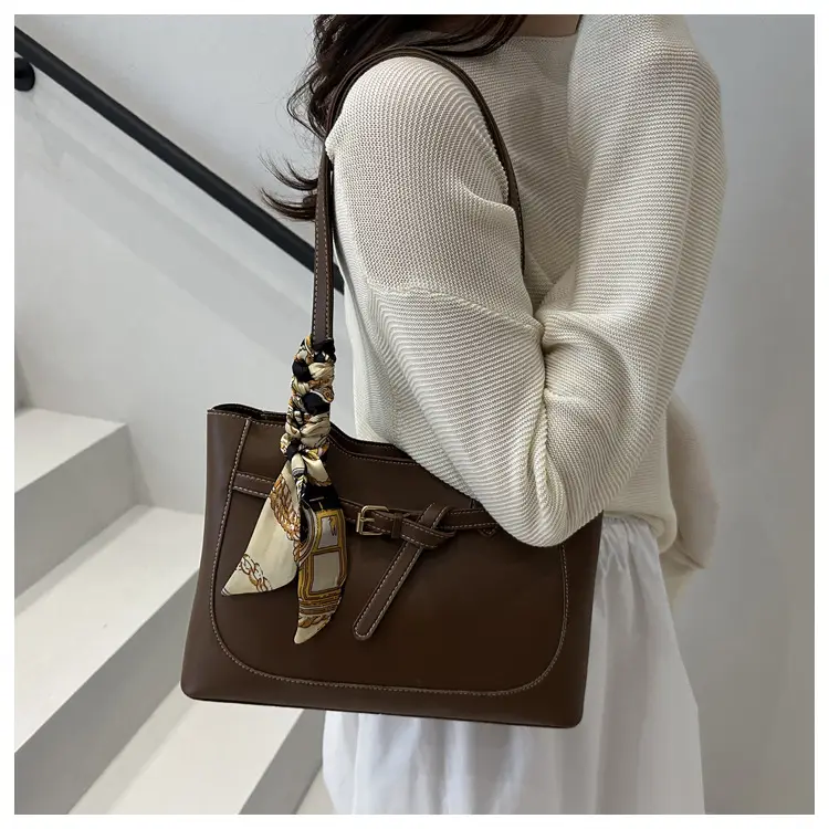 Women's Korean Style Beige Tote Bag 2025 Spring Summer — feature 15