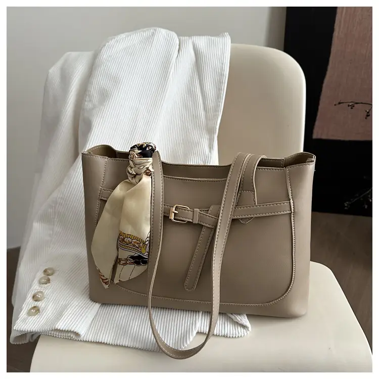 Women's Korean Style Beige Tote Bag 2025 Spring Summer — feature 22