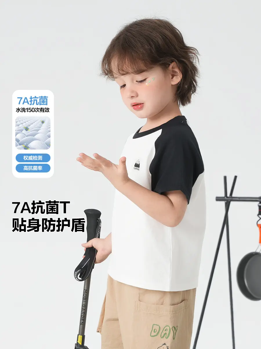 Boys Pure Cotton Summer T-Shirt 2026 Kids - Image 3