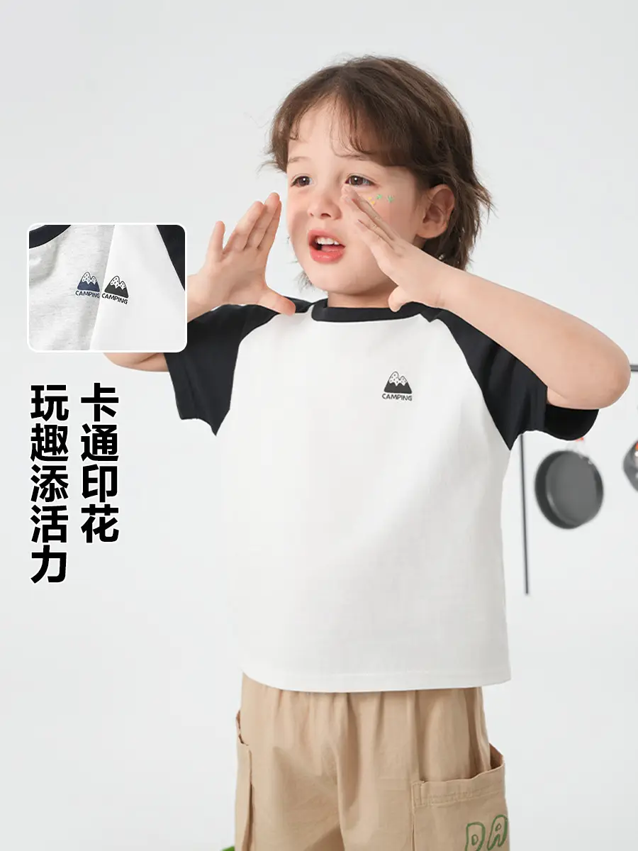 Boys Pure Cotton Summer T-Shirt 2026 Kids - Image 4
