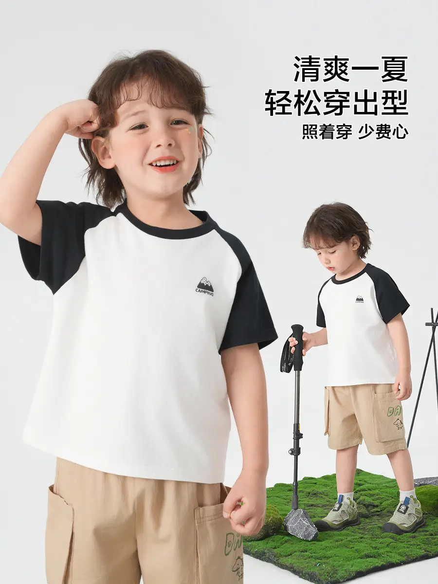 Boys Pure Cotton Summer T-Shirt 2026 Kids - Image 5