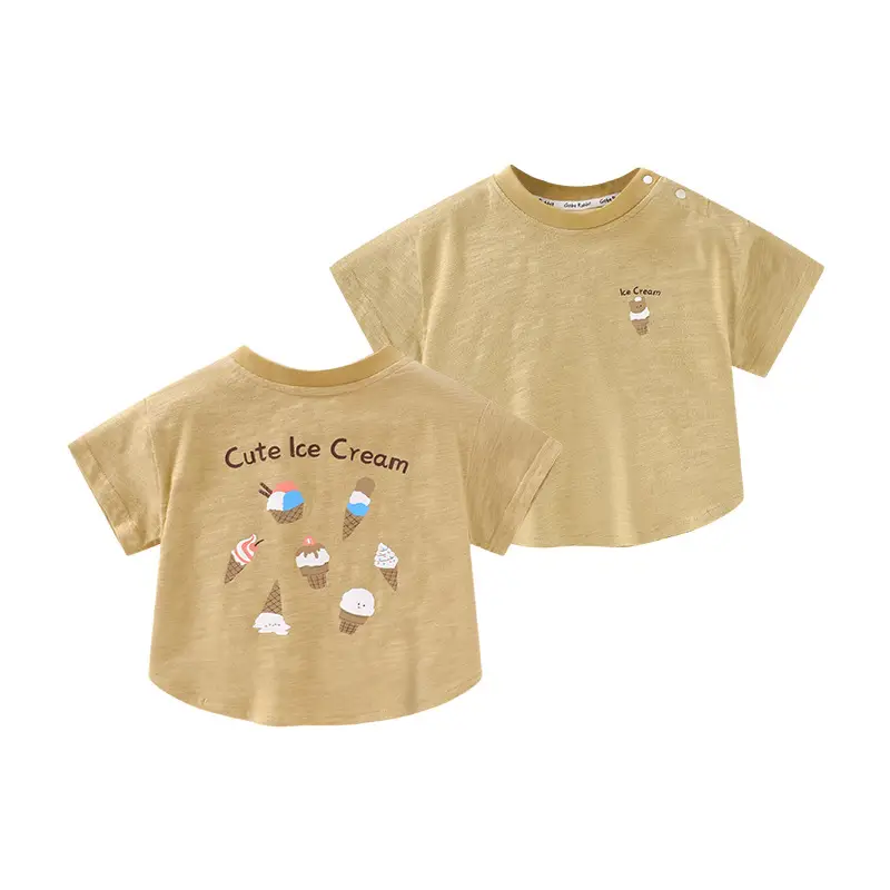 Baby T-Shirt Pink Short Sleeve Summer Casual