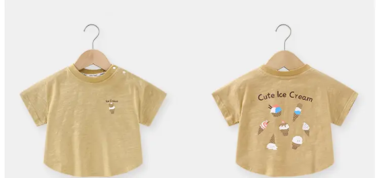 Baby T-Shirt Pink Short Sleeve Summer Casual — feature 8